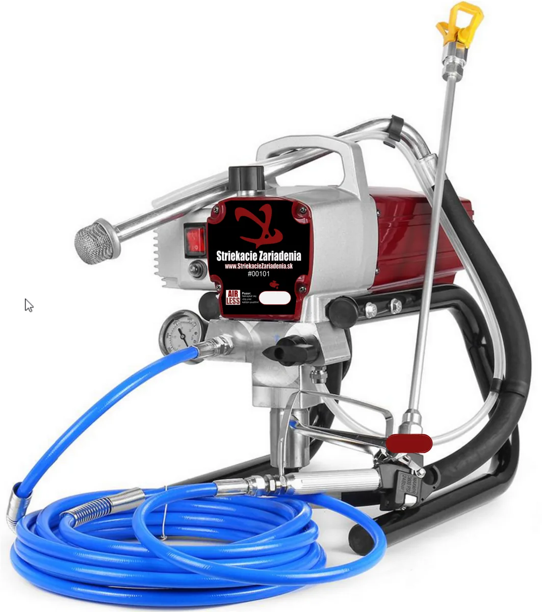 Striekacie zariadenie airless 1800 W – komplet sada